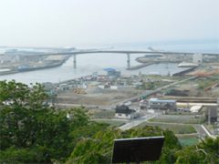 2017年6月　日和山から海岸線を展望