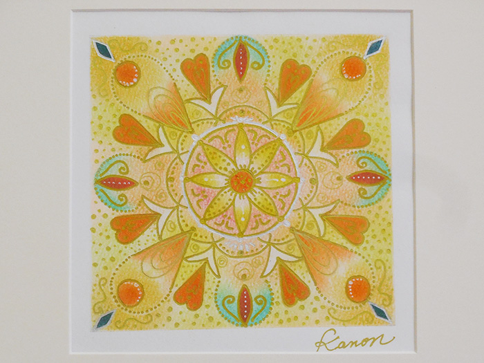 花音（かのん）　　「パステル曼荼羅アート」