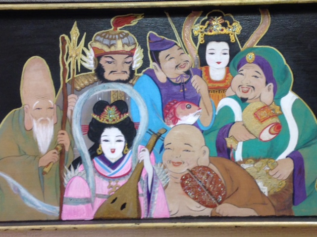 七福神　30cm×61cm