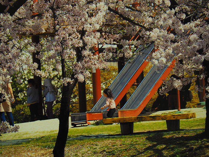 荒子川公園・遊園地を望む（名古屋市）